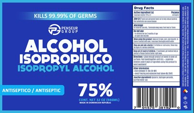 946.35 mL Label (Etiqueta Full Cmyk Alcohol 32 Oz Min)